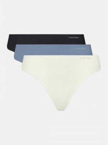 Calvin Klein Underwear Набір з 3 пар стрінгів 000QD3558E Кольоровий Calvin Klein Underwear Набір з 3 пар стрінгів 000QD3558E Кольоровий
