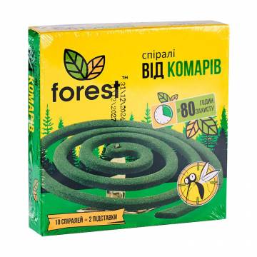 Спирали Forest от комаров, 10 шт Спирали Forest от комаров, 10 шт
