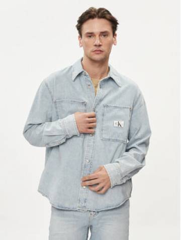 Calvin Klein Jeans Джинсова сорочка Linear J30J324894 Блакитний Regular Fit Calvin Klein Jeans Джинсова сорочка Linear J30J324894 Блакитний Regular Fit