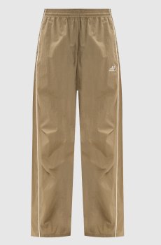 джоггеры цвета хаки с логотипом