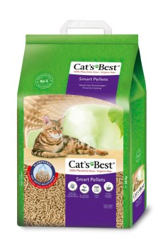 Древесный наполнитель для кошачьего туалета Cats Best Smart Pellets, 10 кг