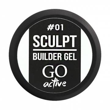Билдер-гель для ногтей GO Active Sculpt Builder Gel 01 White, 12 мл Билдер-гель для ногтей GO Active Sculpt Builder Gel 01 White, 12 мл