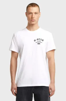 Мужская белая футболка Studio Белый M G-Star RAW D26862,336
