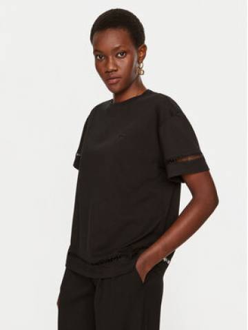 TWINSET Футболка 242TP2501 Чорний Regular Fit TWINSET Футболка 242TP2501 Чорний Regular Fit