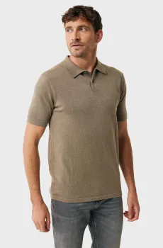 Мужское бежевое поло GIUSEPPE Premium knit polo Бежевый L Mexx MF006601751M