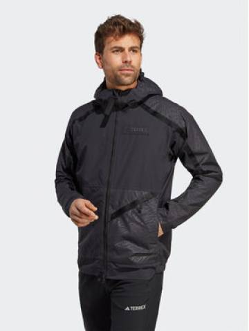 adidas Демісезонна куртка Terrex Utilitas RAIN.RDY 2.5-Layer Rain Jacket HN2928 Чорний Regular Fit adidas Демісезонна куртка Terrex Utilitas RAIN.RDY 2.5-Layer Rain Jacket HN2928 Чорний Regular Fit