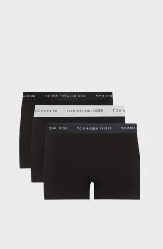 Мужские черные боксеры (3 шт) RELAXED Черный XXL Tommy Hilfiger UM0UM03411