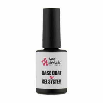 Базовое покрытие для гель-лака Nails Molekula Professional Base Coat For Gel System, 12 мл Базовое покрытие для гель-лака Nails Molekula Professional Base Coat For Gel System, 12 мл