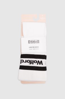 Белые носки с логотипом
