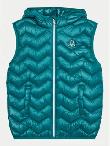 United Colors Of Benetton Жилет 21INCJ00Q Зелений Regular Fit United Colors Of Benetton Жилет 21INCJ00Q Зелений Regular Fit