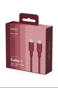 Usb-кабель для зарядки Avolt Bauhaus-Archiv USB-C to USB-C / 2m