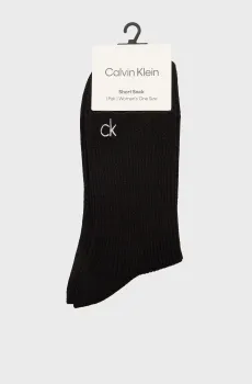 Женские черные носки LUREX Черный ONESIZE Calvin Klein 701235382
