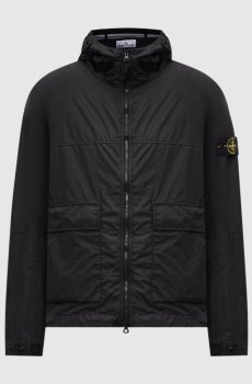 Черная куртка с логотипом патча