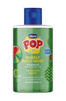 Детский гель для душа Chicco Pop Watermelon Splash Bubbly Body Wash, 300 мл