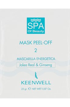 Энергетическая спа-маска для лица Keenwell SPA of Beauty-Mask Peel-Off 2, 25 г
