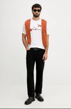 Хлопковая футболка BOSS C-Thompson 215