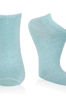 Носки женские AmiGA В01 короткие, голубые, размер 23-25