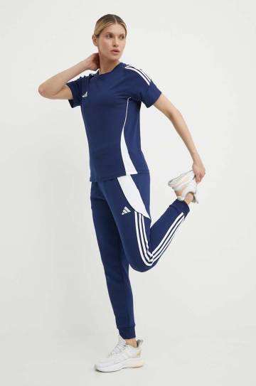 Футболка для тренинга adidas Performance Tiro 24 цвет синий IR9354 Футболка для тренинга adidas Performance Tiro 24 цвет синий IR9354