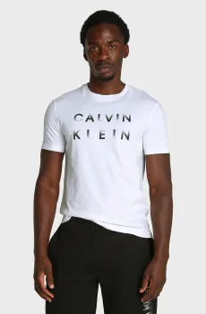 Мужская белая футболка CP-ENLARGED LOGO Белый M Calvin Klein K10K114156