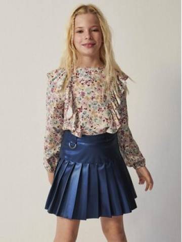 Mayoral Шкіряна спідниця 7.952 Cиній Regular Fit Mayoral Шкіряна спідниця 7.952 Cиній Regular Fit