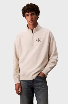 Мужская белая спортивная кофта PREMIUM TERRY Белый M Calvin Klein Jeans LV04RD236G