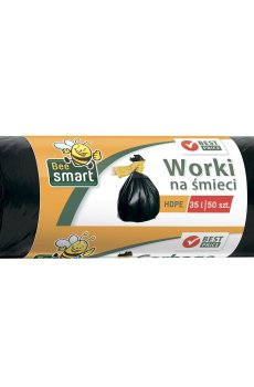 Пакеты для мусора Paclan Bee Smart Bin Liner 35 л, 50 шт