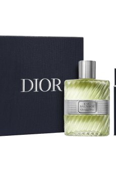 Парфюмированный набор мужской Dior Eau Sauvage Refillable (туалетная вода, 100 мл + туалетная вода, 10 мл)