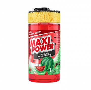 Средство для мытья посуды Maxi Power Арбуз, 1 л