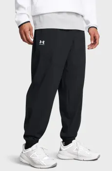Мужские черные спортивные брюки UA Vibe Woven Jogger Черный M Under Armour 1386557-001
