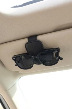 Автомобільний тримач для окулярів - чорний