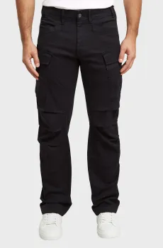 Мужские черные карго 3D Regular Straight Черный 31-32 G-Star RAW D26950,C106