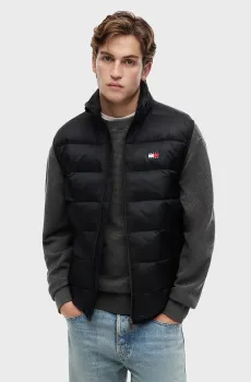 Мужской черный жилет LIGHT DOWN PACKABLE VEST Черный XXL Tommy Jeans DM0DM23232