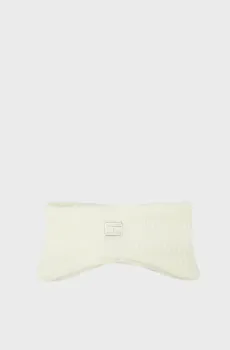 Женская белая повязка TJW COSY KNIT HEADBAND Белый ONESIZE Tommy Jeans AW0AW15467