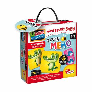 Тактильный пазл LISCIANI Montessori Baby Touch Memo от 1 года, 5.1*19.3*19.3 см, 24 элемента (92703) Тактильный пазл LISCIANI Montessori Baby Touch Memo от 1 года, 5.1*19.3*19.3 см, 24 элемента (92703)