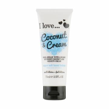 Лосьон для рук I Love Coconut & Cream Super Soft Hand Lotion, 75 мл Лосьон для рук I Love Coconut & Cream Super Soft Hand Lotion, 75 мл