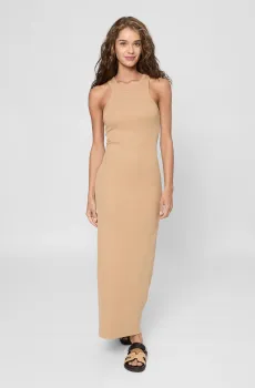 Женское бежевое платье Бежевый L PRPY PWDRSGOK0004