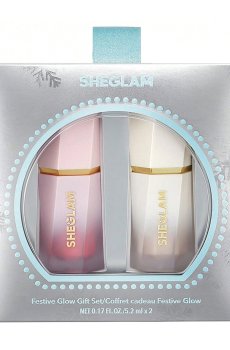 Подарочный набор Sheglam Festive Glow Gift Set (румяна, 5.2 мл + хайлайтер, 5.2 мл)