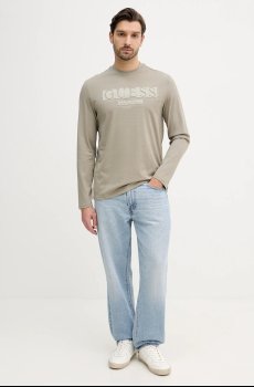 Хлопковый лонгслив Guess