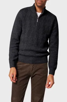 Мужская темно-серая кофта Серый S Pierre Cardin PC.-C5 51122.5076