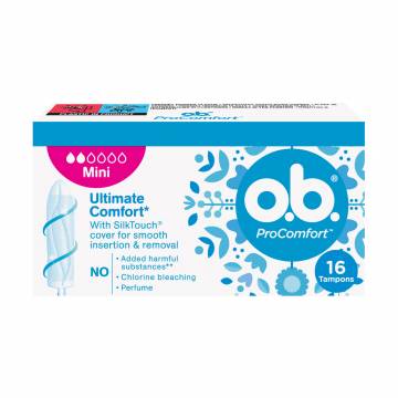 Тампоны o.b. ProComfort Mini, 16 шт Тампоны o.b. ProComfort Mini, 16 шт