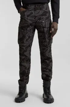 Мужские карго с узором Rovic Zip 3D Regular Tapered Черный 34-34 G-Star RAW D02190,D553
