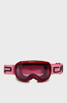 Детская красная горнолыжная маска Красный S CMP 30B4974-B351