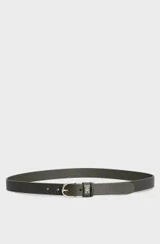 Женский темно-зеленый кожаный ремень ESSENTIAL EFFORTLESS 2.5 GOLD Зеленый 75 Tommy Hilfiger AW0AW16798