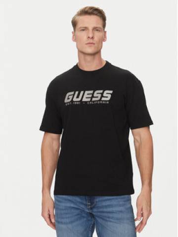 Guess Футболка 171871 Чорний Classic Fit Guess Футболка 171871 Чорний Classic Fit