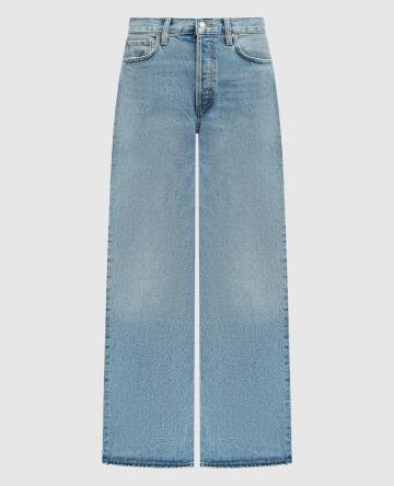 Голубые джинсы Low Slung Baggy с эффектом потертости Голубые джинсы Low Slung Baggy с эффектом потертости