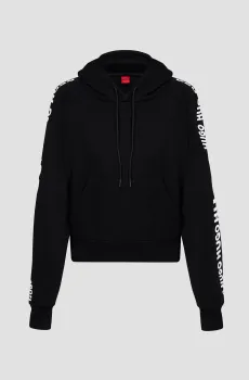 Женское черное худи Черный XL HUGO 50502474;001