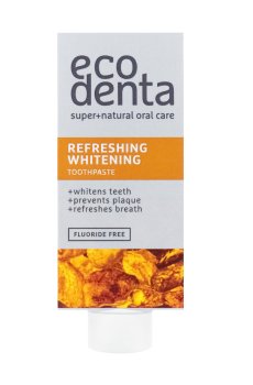 Освежающая отбеливающая зубная паста Ecodenta Refreshing Whitening Toothpaste с экстрактом янтаря, 10 мл