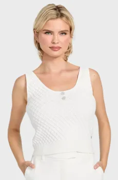 Женский белый джемпер Белый XS Guess W6RR28.Z3P41;G012