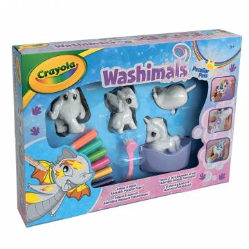 Набір для творчості Crayola Washimals Казкові тварини з ванною (25-7191) Набір для творчості Crayola Washimals Казкові тварини з ванною (25-7191)