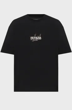 Мужская черная футболка Черный L Guess M6YI46.K4232;JBLK